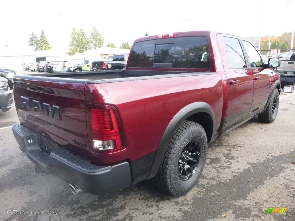 2018 1500 Rebel Crew Cab 4x4 - Delmonico Red Pearl / Black photo #5