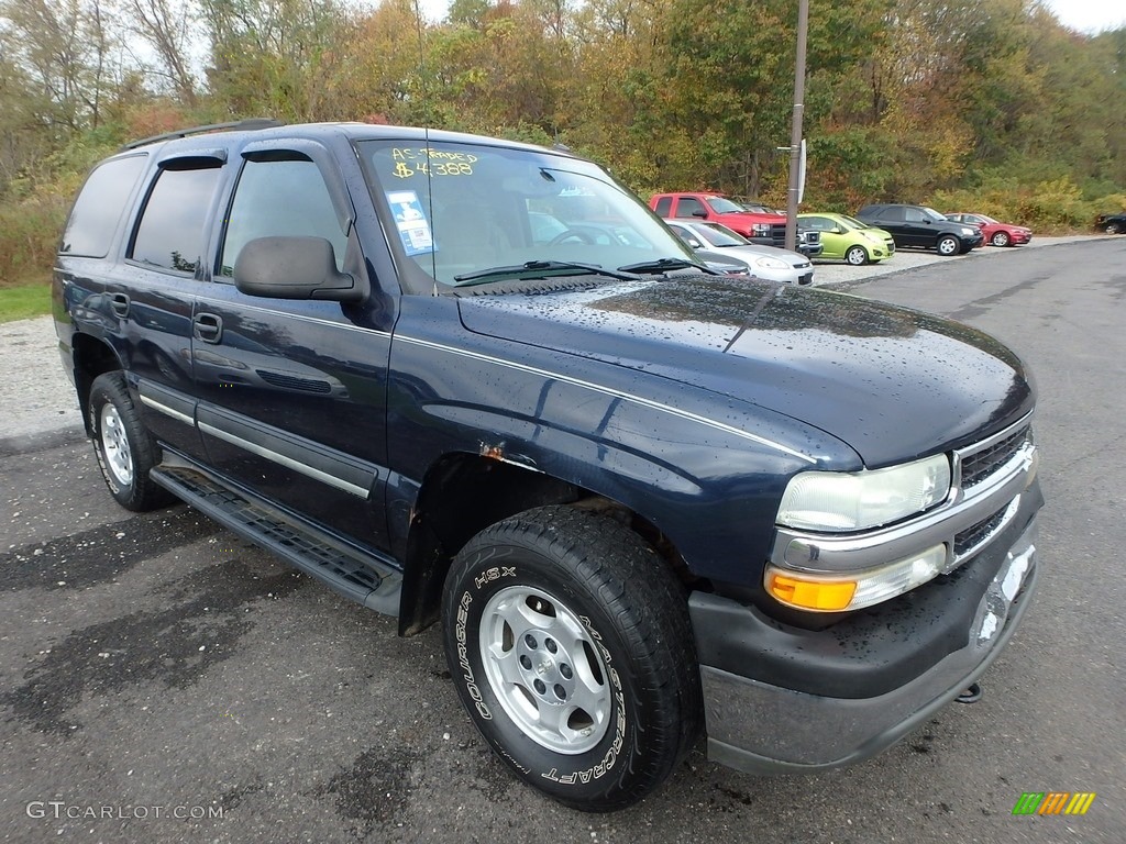 2005 Tahoe LS 4x4 - Dark Blue Metallic / Gray/Dark Charcoal photo #5