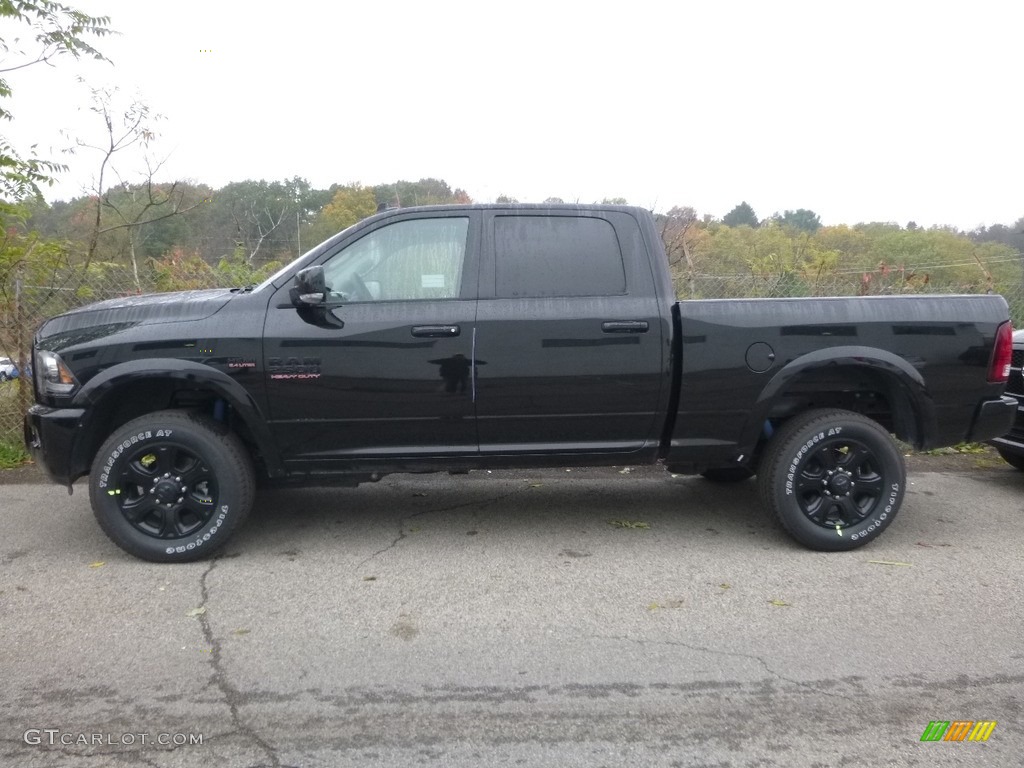 Brilliant Black Crystal Pearl 2018 Ram 2500 Laramie Crew Cab 4x4 Exterior Photo #123534980