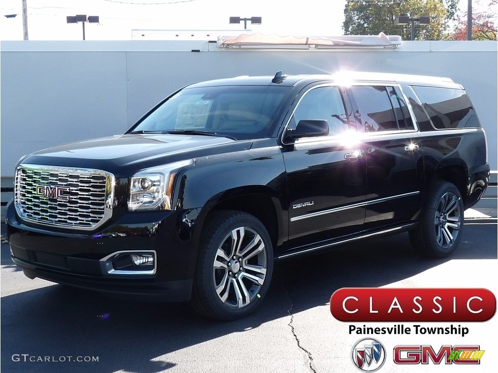 2018 Yukon XL Denali 4WD - Onyx Black / Cocoa/Shale photo #1