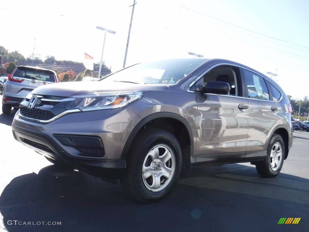 2015 CR-V LX AWD - Urban Titanium Metallic / Black photo #5