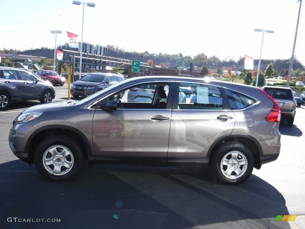 2015 CR-V LX AWD - Urban Titanium Metallic / Black photo #6