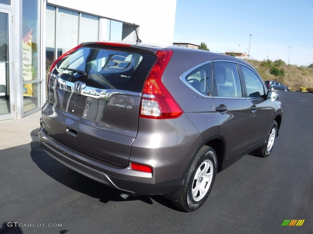 2015 CR-V LX AWD - Urban Titanium Metallic / Black photo #9