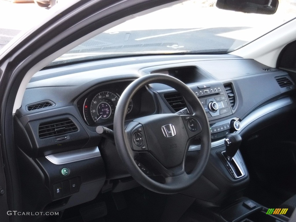 2015 CR-V LX AWD - Urban Titanium Metallic / Black photo #12