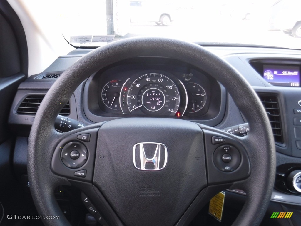 2015 CR-V LX AWD - Urban Titanium Metallic / Black photo #19