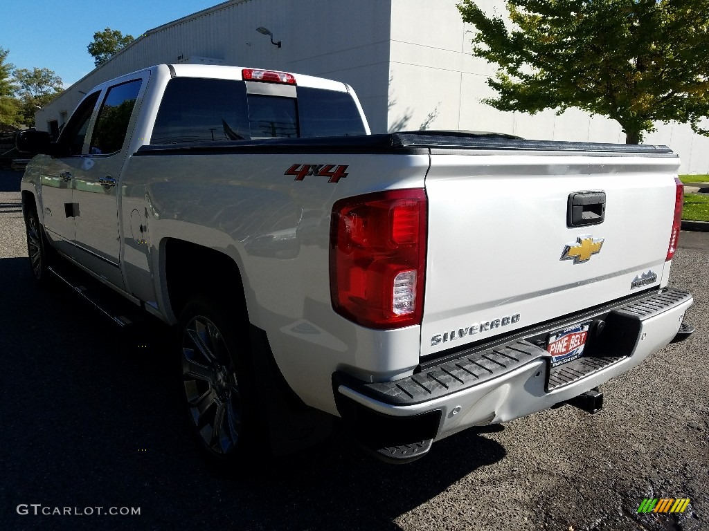 2018 Silverado 1500 High Country Crew Cab 4x4 - Iridescent Pearl Tricoat / High Country Saddle photo #4