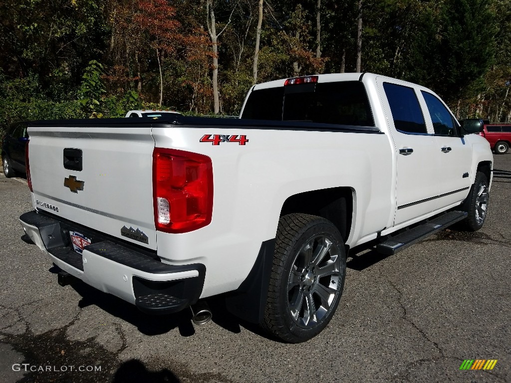 2018 Silverado 1500 High Country Crew Cab 4x4 - Iridescent Pearl Tricoat / High Country Saddle photo #5