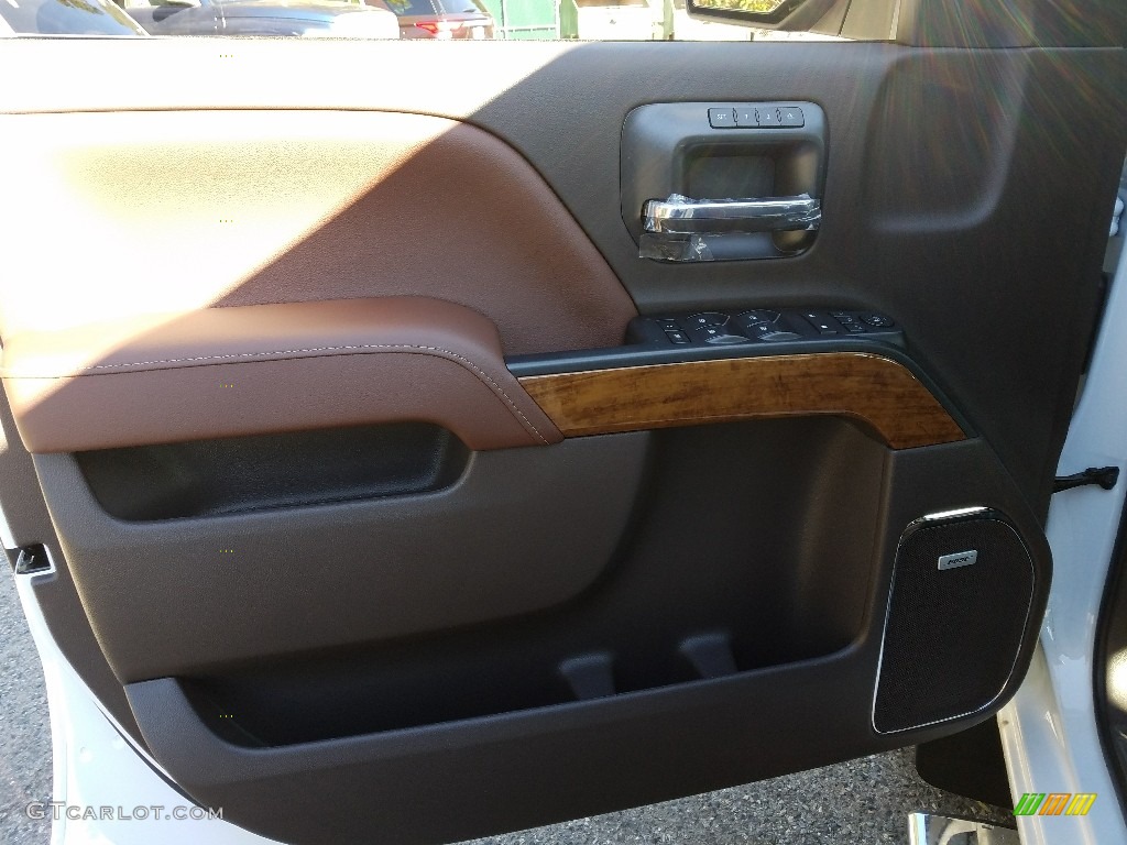 2018 Silverado 1500 High Country Crew Cab 4x4 - Iridescent Pearl Tricoat / High Country Saddle photo #6
