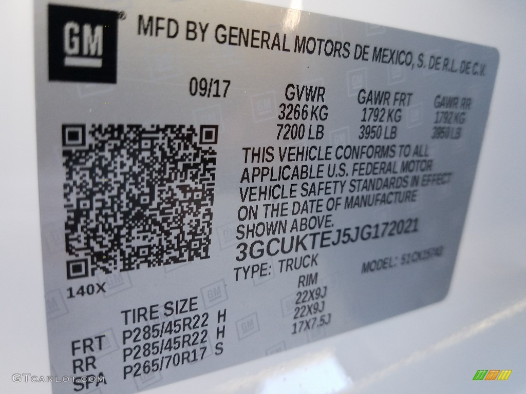 2018 Silverado 1500 High Country Crew Cab 4x4 - Iridescent Pearl Tricoat / High Country Saddle photo #8