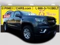 Cyber Gray Metallic 2017 Chevrolet Colorado LT Extended Cab 4x4