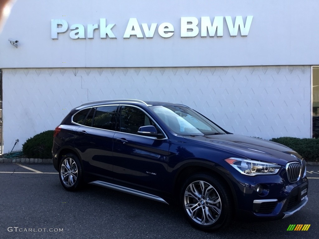 2016 X1 xDrive28i - Mediterranean Blue metallic / Mocha photo #1