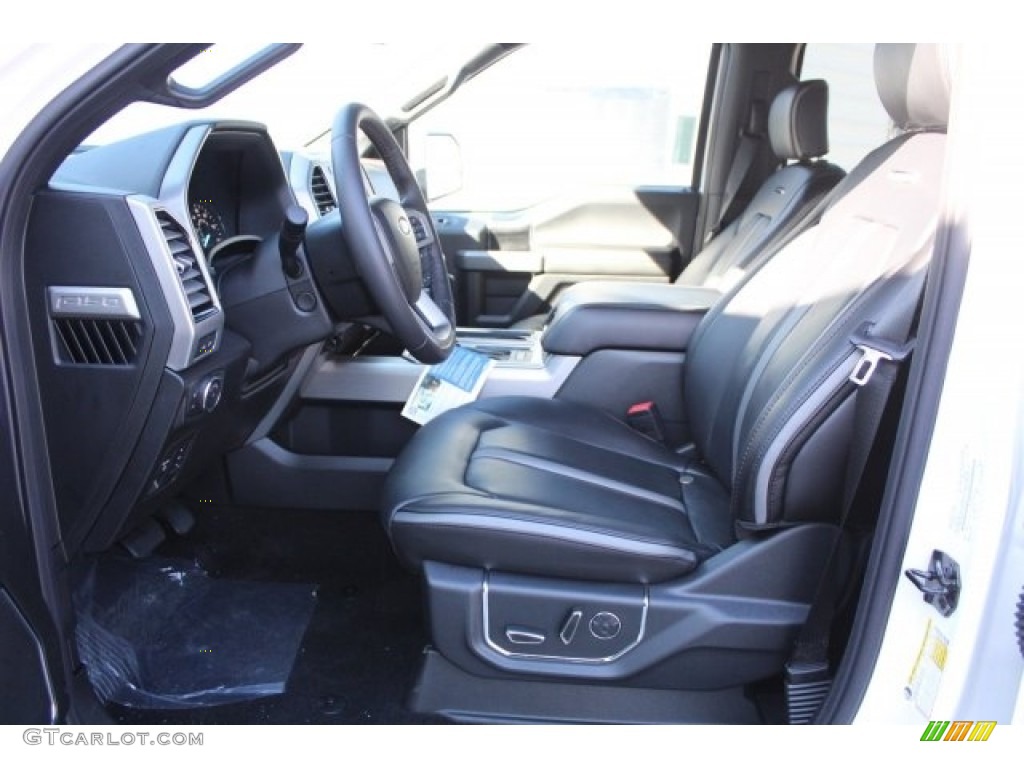 2018 F150 Platinum SuperCrew 4x4 - White Platinum / Black photo #12