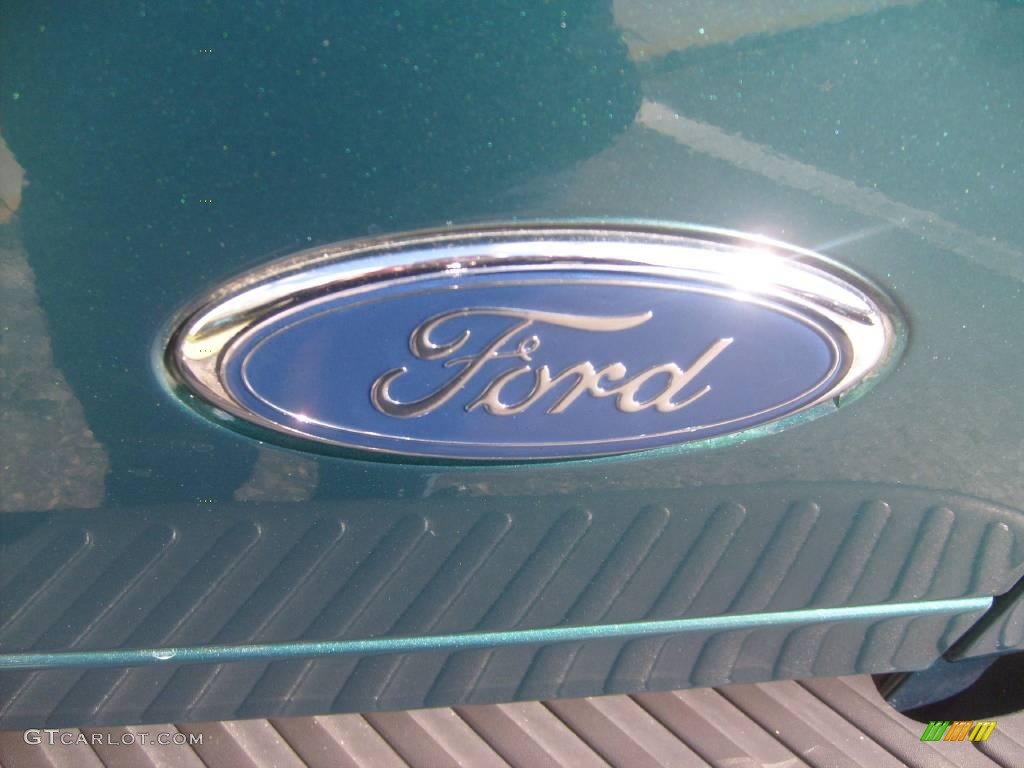 1998 F150 Regular Cab - Woodland Green Metallic / Medium Graphite photo #11