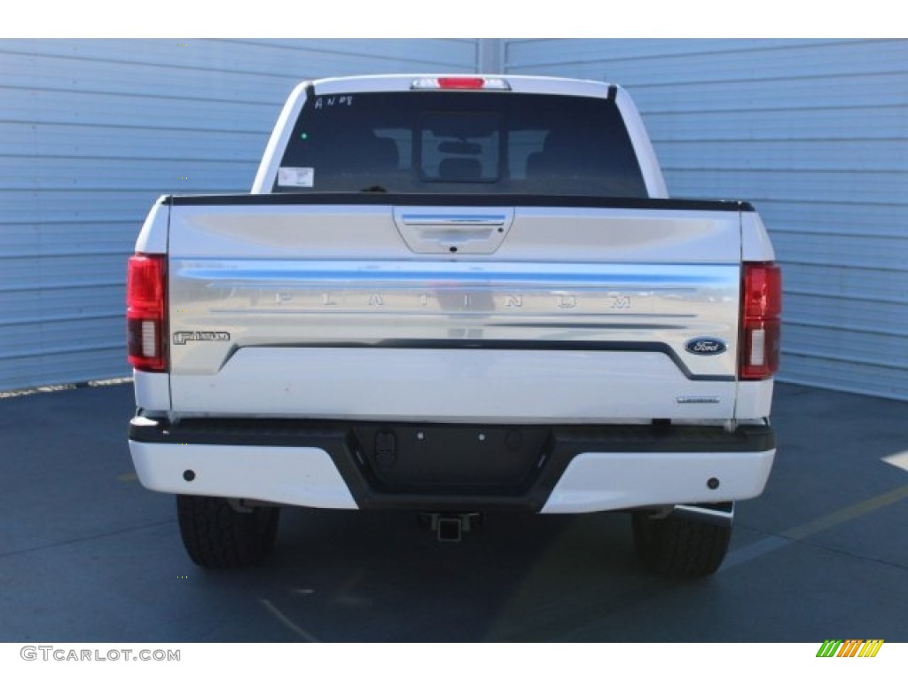 2018 F150 Platinum SuperCrew 4x4 - White Platinum / Dark Marsala photo #8