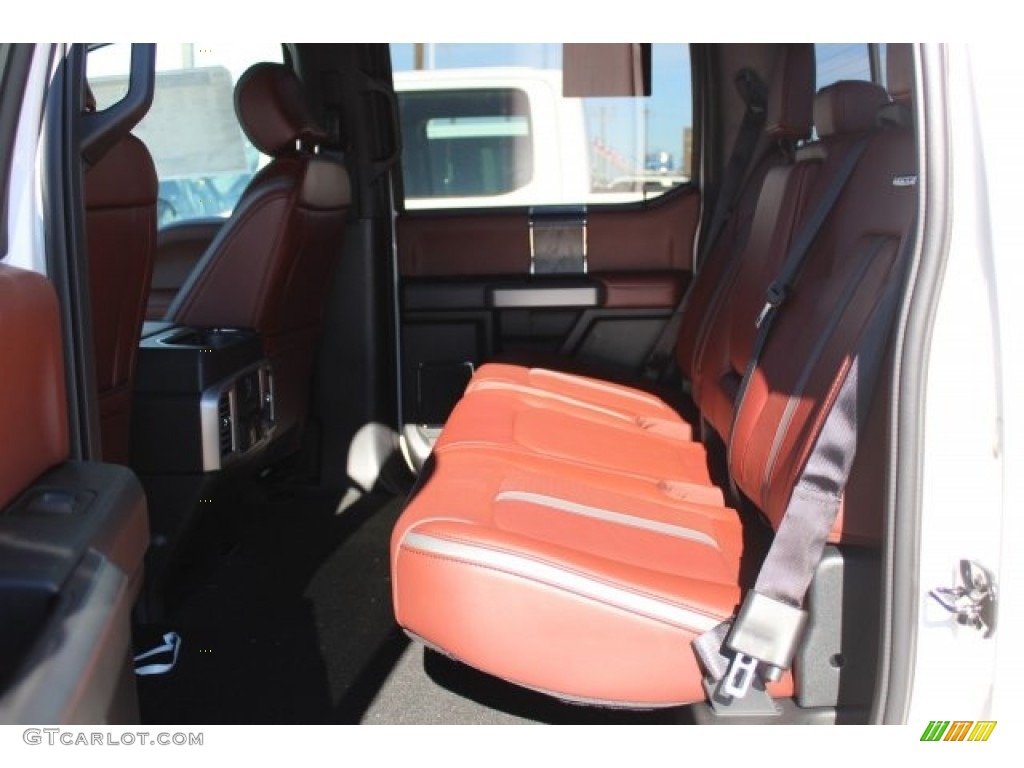 2018 F150 Platinum SuperCrew 4x4 - White Platinum / Dark Marsala photo #23