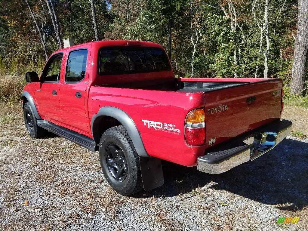 2004 Tacoma V6 PreRunner Double Cab - Impulse Red Pearl / Charcoal photo #6