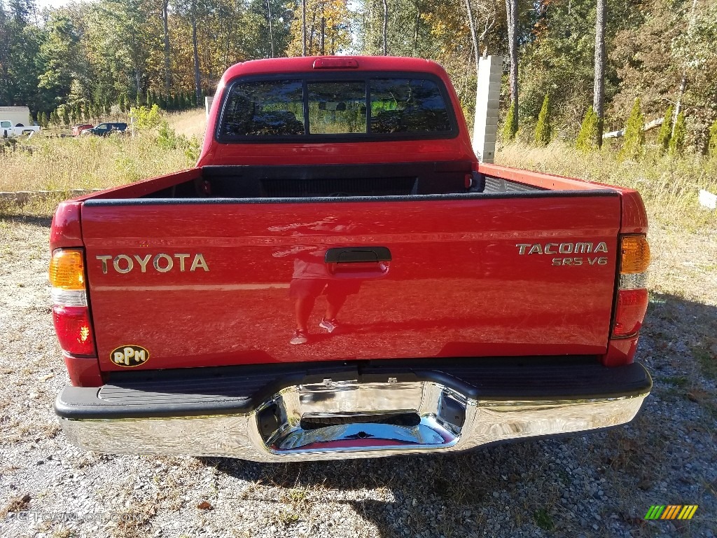 2004 Tacoma V6 PreRunner Double Cab - Impulse Red Pearl / Charcoal photo #8