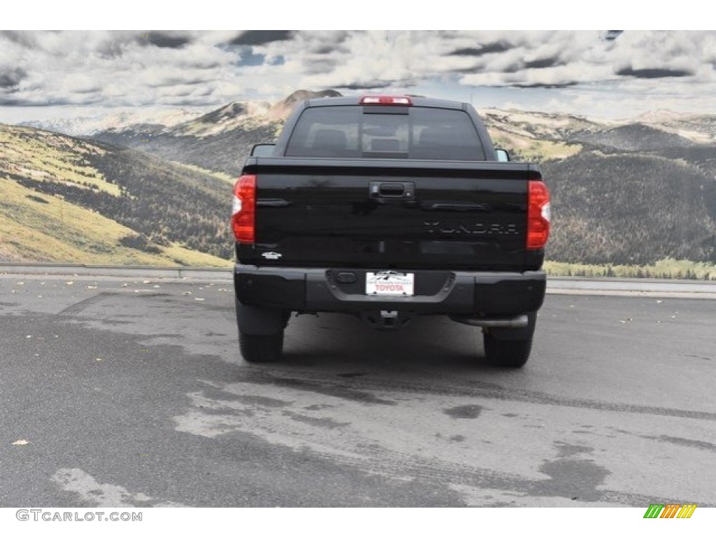 2018 Tundra SR5 Double Cab 4x4 - Midnight Black Metallic / Black photo #4