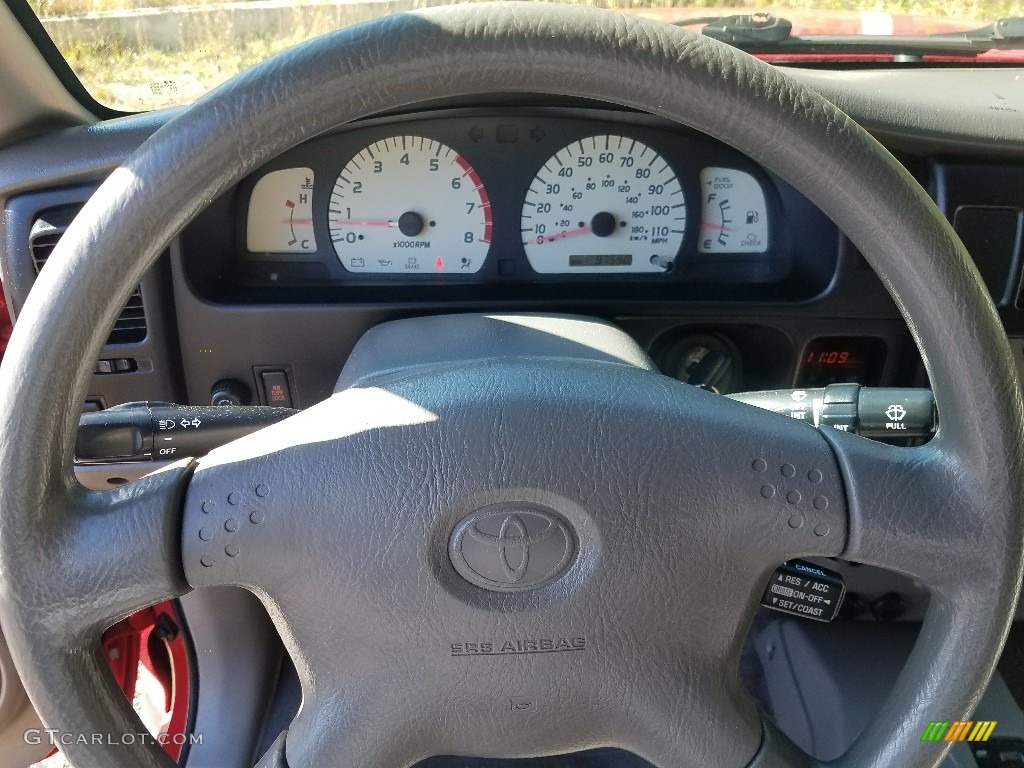 2004 Tacoma V6 PreRunner Double Cab - Impulse Red Pearl / Charcoal photo #15