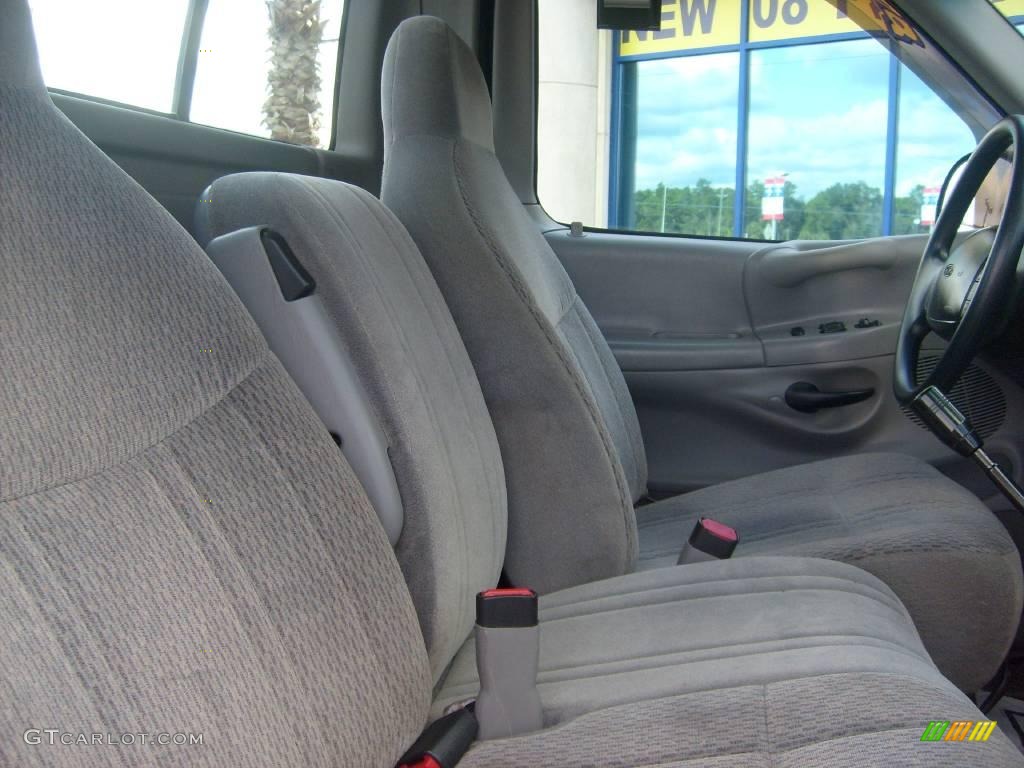 1998 F150 Regular Cab - Woodland Green Metallic / Medium Graphite photo #18