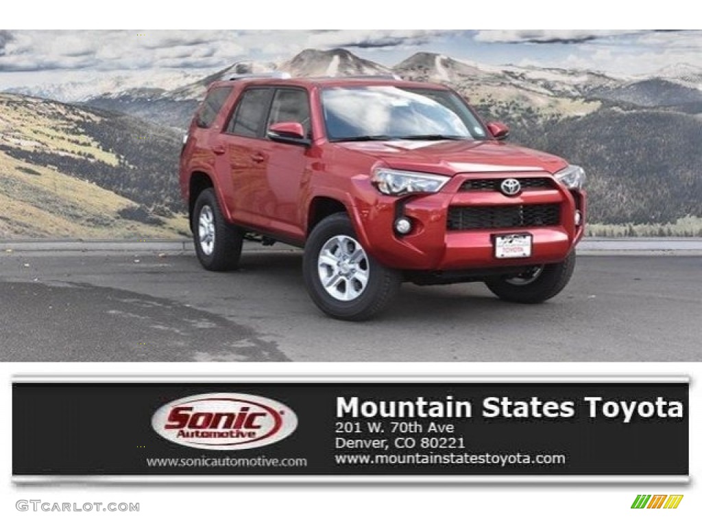 2018 4Runner SR5 4x4 - Barcelona Red Metallic / Black photo #1