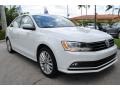 2015 Pure White Volkswagen Jetta SE Sedan  photo #2