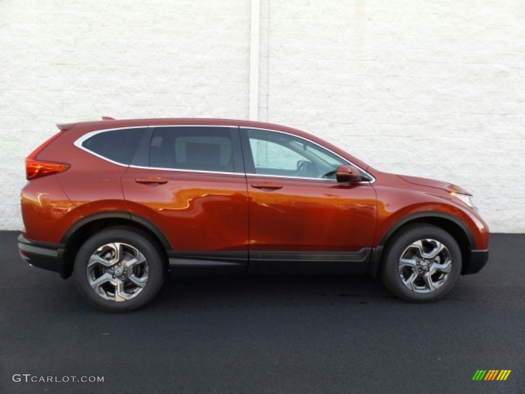 2017 CR-V EX AWD - Molten Lava Pearl / Ivory photo #2