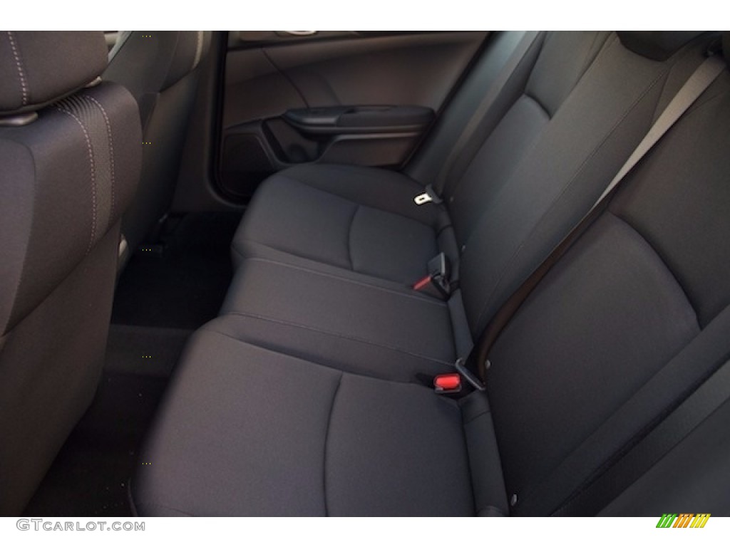 2018 Civic LX Hatchback - Crystal Black Pearl / Black photo #10