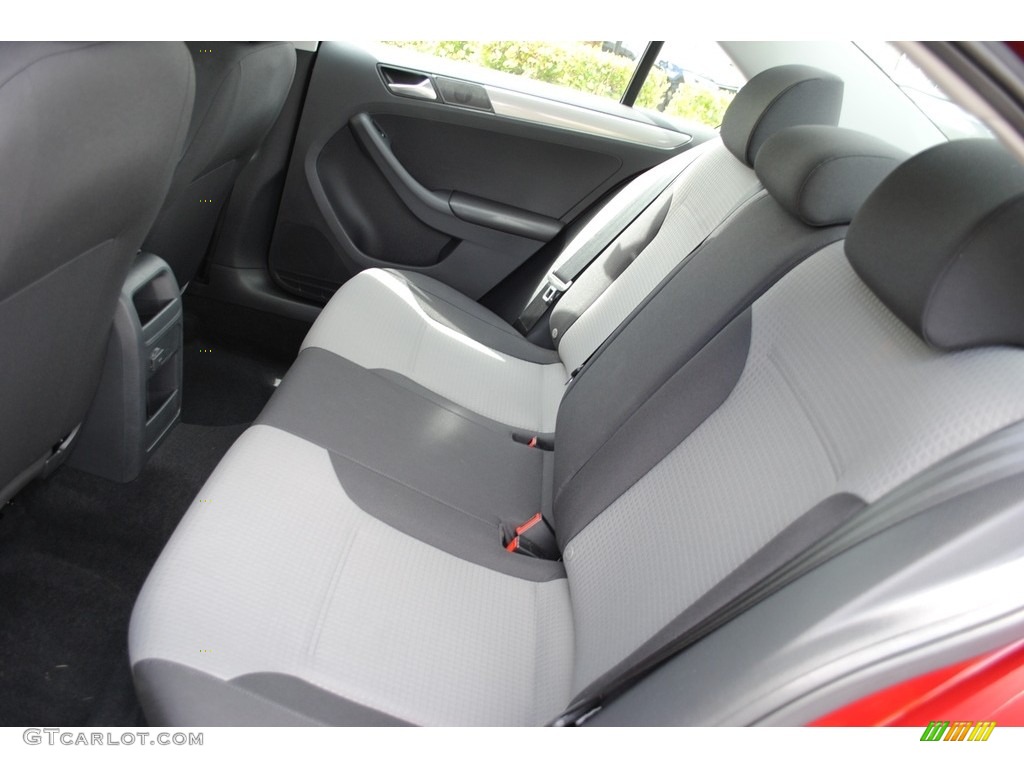 2017 Jetta S - Cardinal Red Metallic / Black/Palladium Gray photo #12