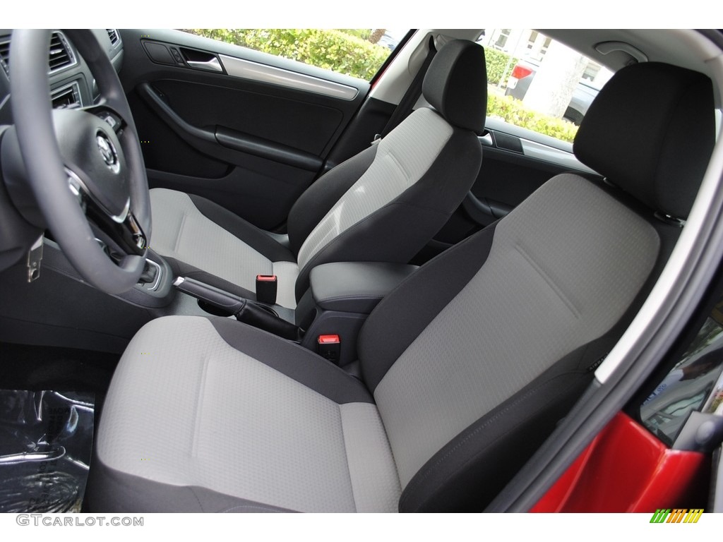 2017 Jetta S - Cardinal Red Metallic / Black/Palladium Gray photo #14
