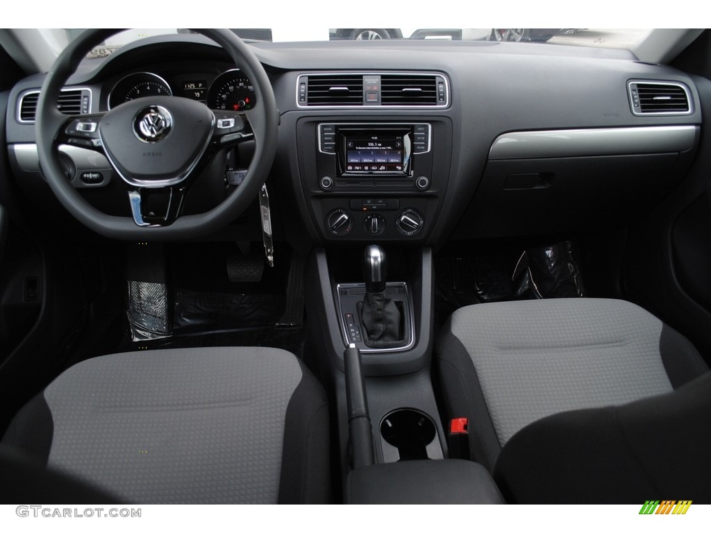 2017 Jetta S - White Silver / Black/Palladium Gray photo #13