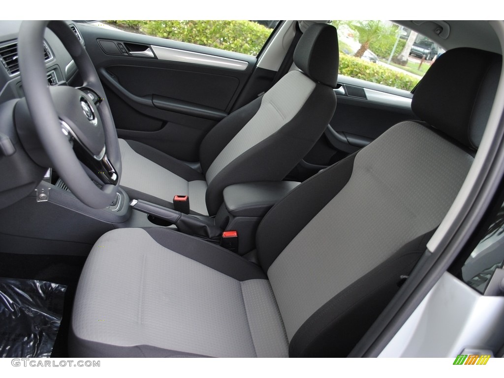 2017 Jetta S - White Silver / Black/Palladium Gray photo #14