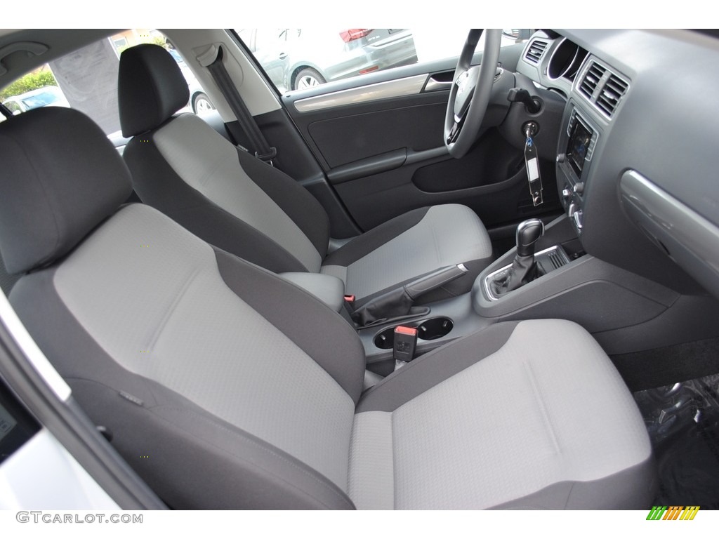 2017 Jetta S - White Silver / Black/Palladium Gray photo #19