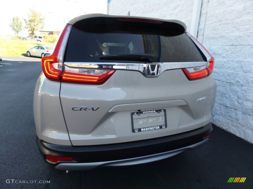 2017 CR-V EX-L AWD - Sandstorm Metallic / Ivory photo #7