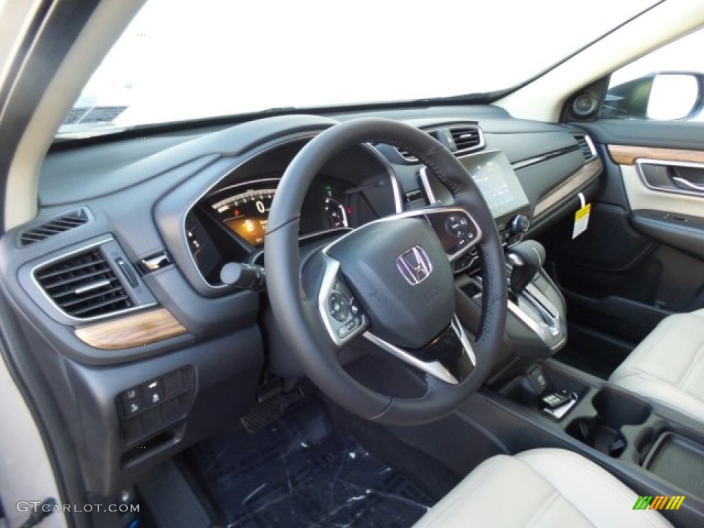 2017 CR-V EX-L AWD - Sandstorm Metallic / Ivory photo #8