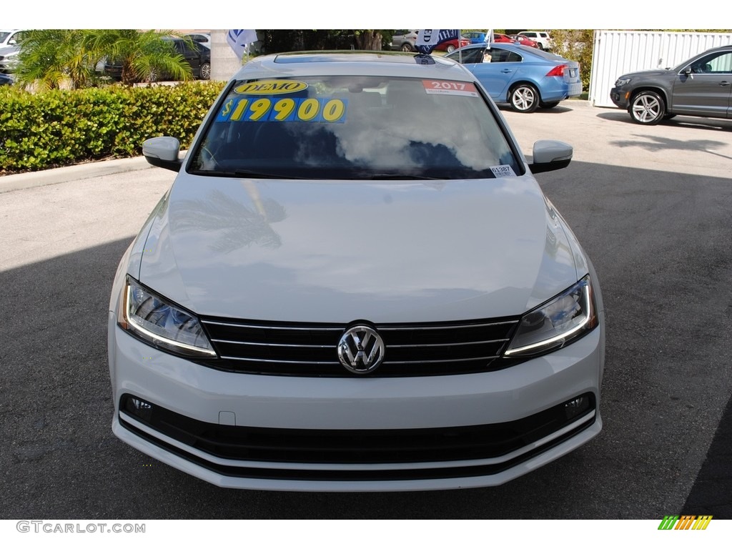 2017 Jetta SEL - Pure White / Titan Black photo #3