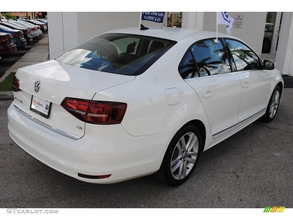 2017 Jetta SEL - Pure White / Titan Black photo #9