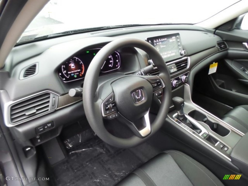 2018 Honda Accord EX Sedan Black Dashboard Photo #123553809