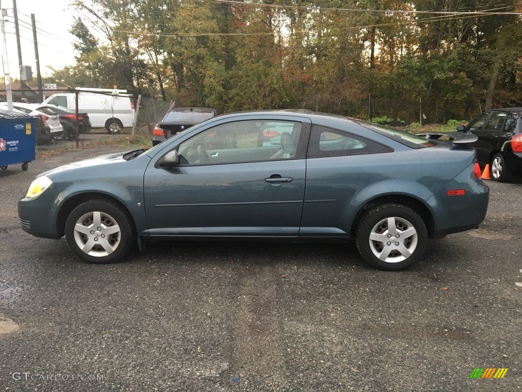 2007 Cobalt LS Coupe - Blue Granite Metallic / Gray photo #2