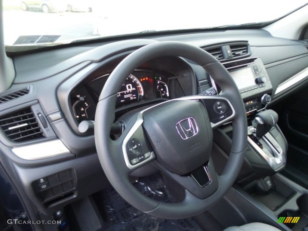 2017 CR-V LX AWD - Obsidian Blue Pearl / Gray photo #8