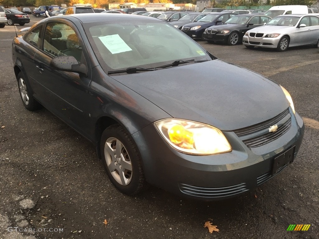 2007 Cobalt LS Coupe - Blue Granite Metallic / Gray photo #7