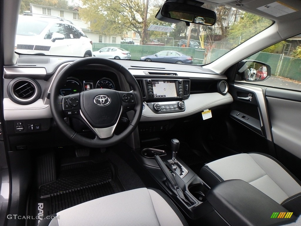 Ash Interior 2018 Toyota RAV4 XLE AWD Hybrid Photo #123554548
