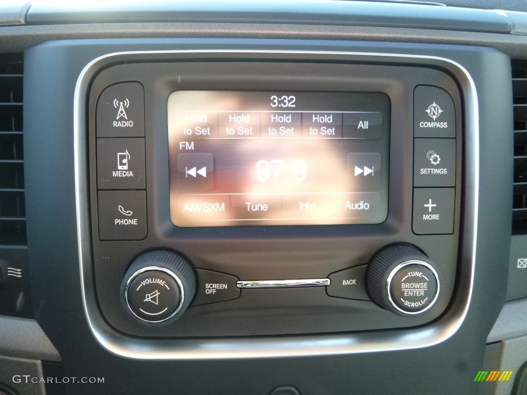 2018 1500 Express Crew Cab 4x4 - Brilliant Black Crystal Pearl / Black/Diesel Gray photo #17
