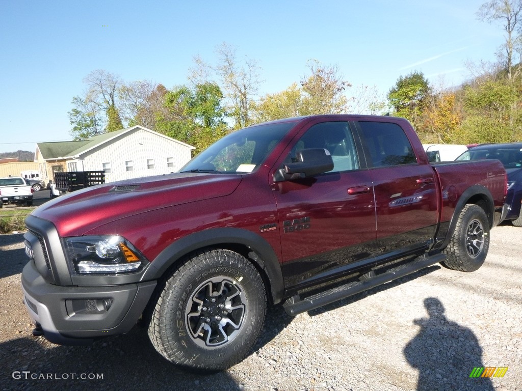 2018 1500 Rebel Crew Cab 4x4 - Delmonico Red Pearl / Black photo #1