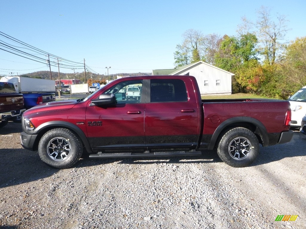 2018 1500 Rebel Crew Cab 4x4 - Delmonico Red Pearl / Black photo #2