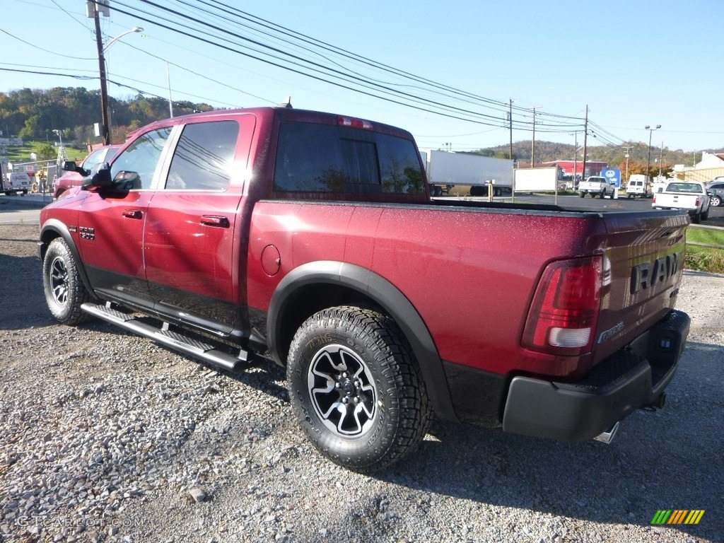 2018 1500 Rebel Crew Cab 4x4 - Delmonico Red Pearl / Black photo #3