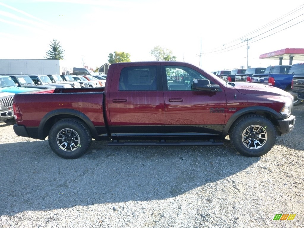 2018 1500 Rebel Crew Cab 4x4 - Delmonico Red Pearl / Black photo #5