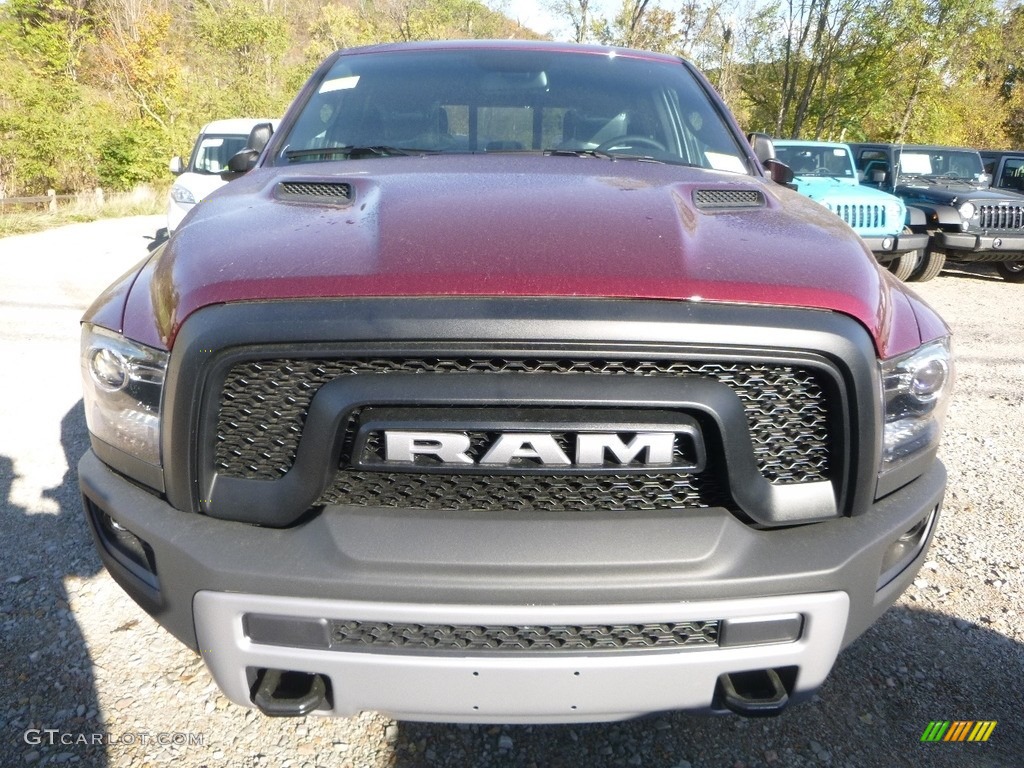 2018 1500 Rebel Crew Cab 4x4 - Delmonico Red Pearl / Black photo #7