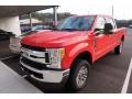 2017 Race Red Ford F250 Super Duty XLT Crew Cab 4x4  photo #3