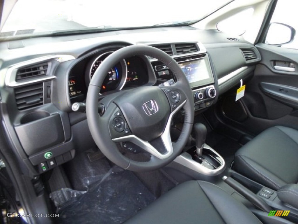 2018 Honda Fit EX-L Black Dashboard Photo #123555220